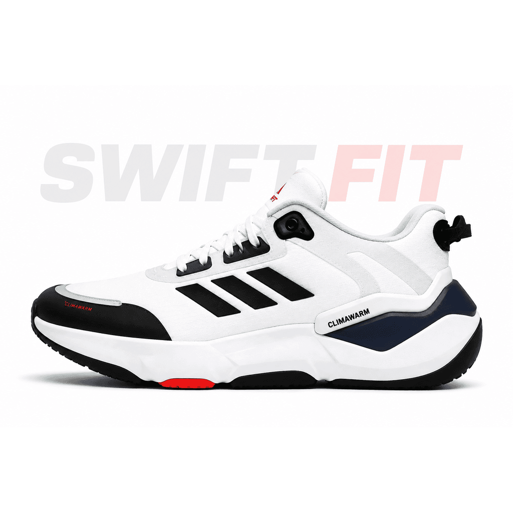 Adidas ClimaWarm Bounce Sneakers – White / Black / Navy