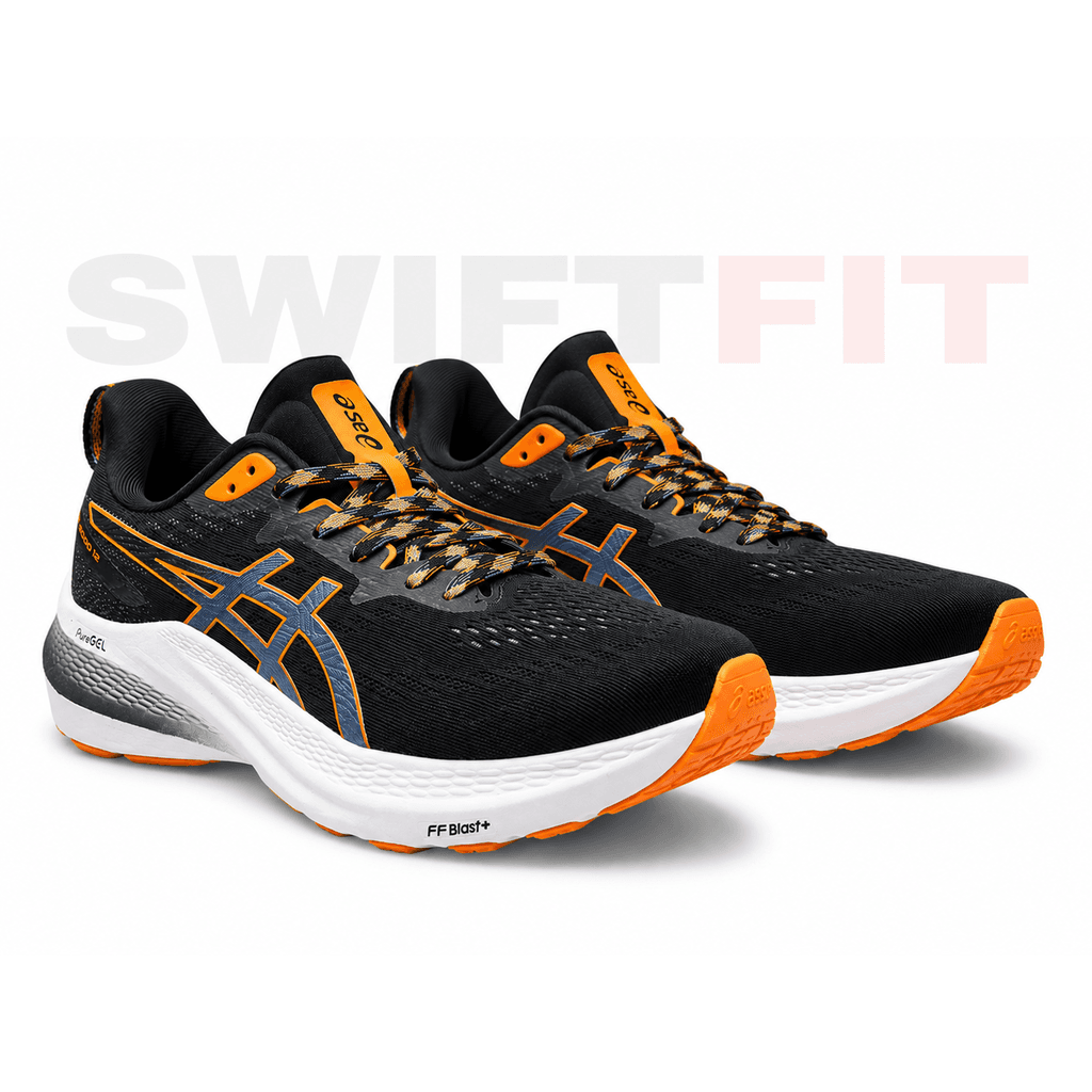 ASICS GT-2000 12 – Black Orange Performance Running Shoes