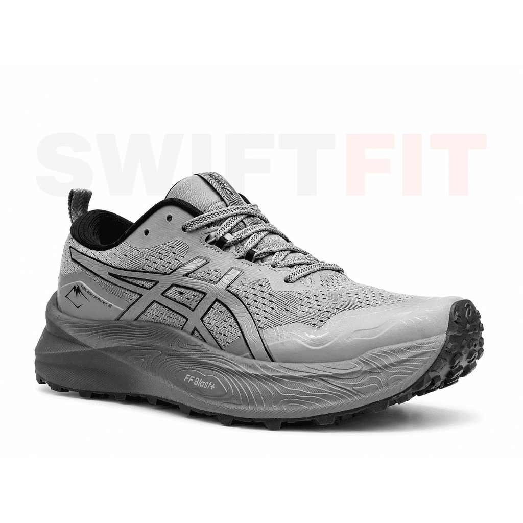 ASICS Trabuco Max 2 – Glacier Grey / Graphite Trail Running Shoes