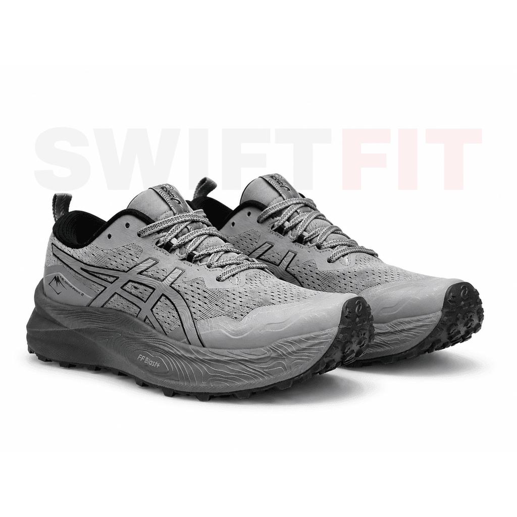 ASICS Trabuco Max 2 – Glacier Grey / Graphite Trail Running Shoes