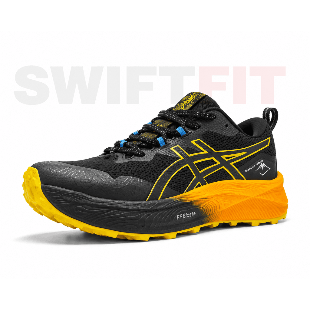 ASICS Trabuco Max 2 – Black / Yellow Trail Running Shoes