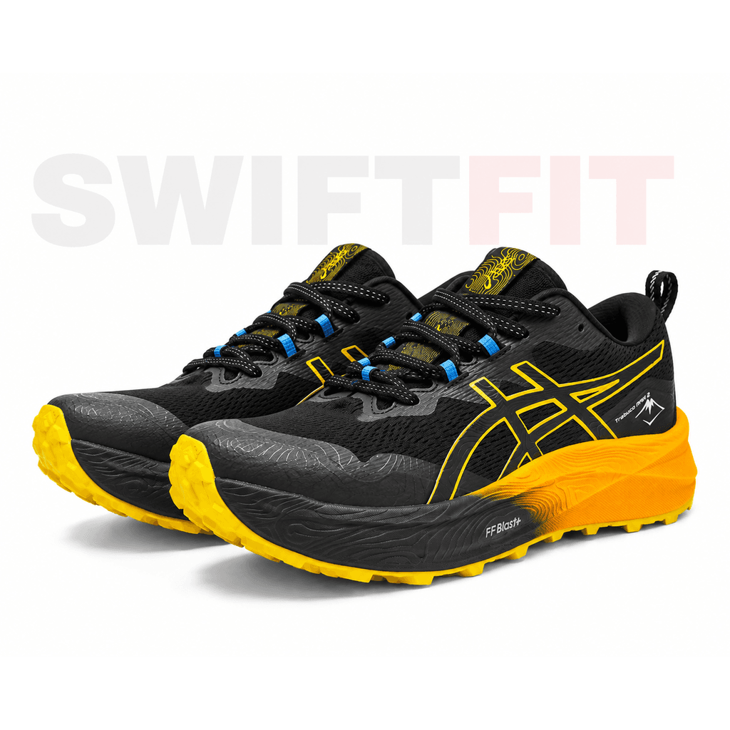 ASICS Trabuco Max 2 – Black / Yellow Trail Running Shoes