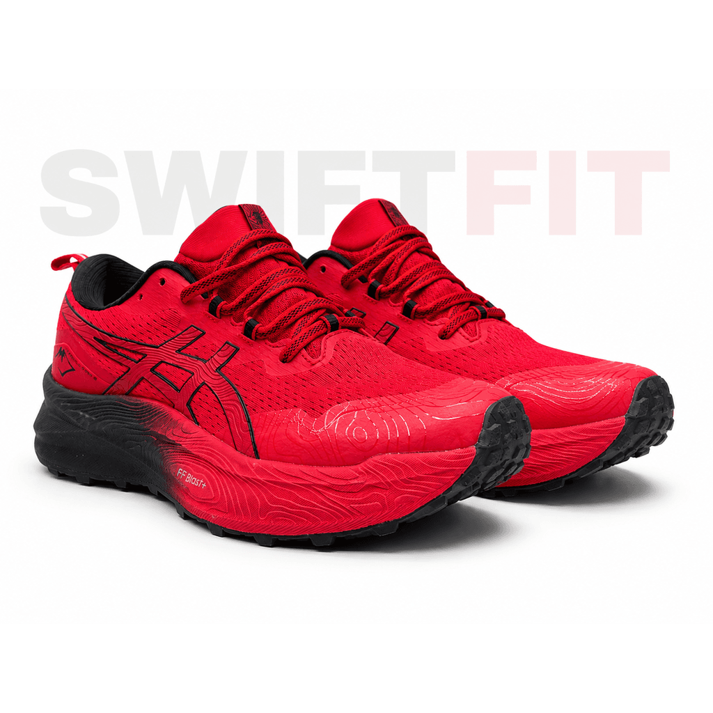 ASICS Trabuco Max 2 – Red/ Black Trail Running Shoes