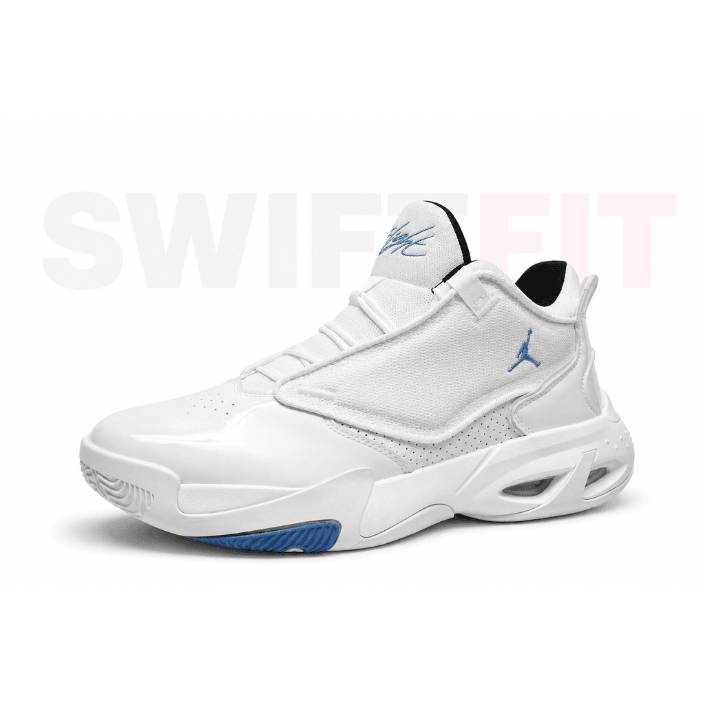 Jordan Max Aura 4 β White / University Blue Sneakers