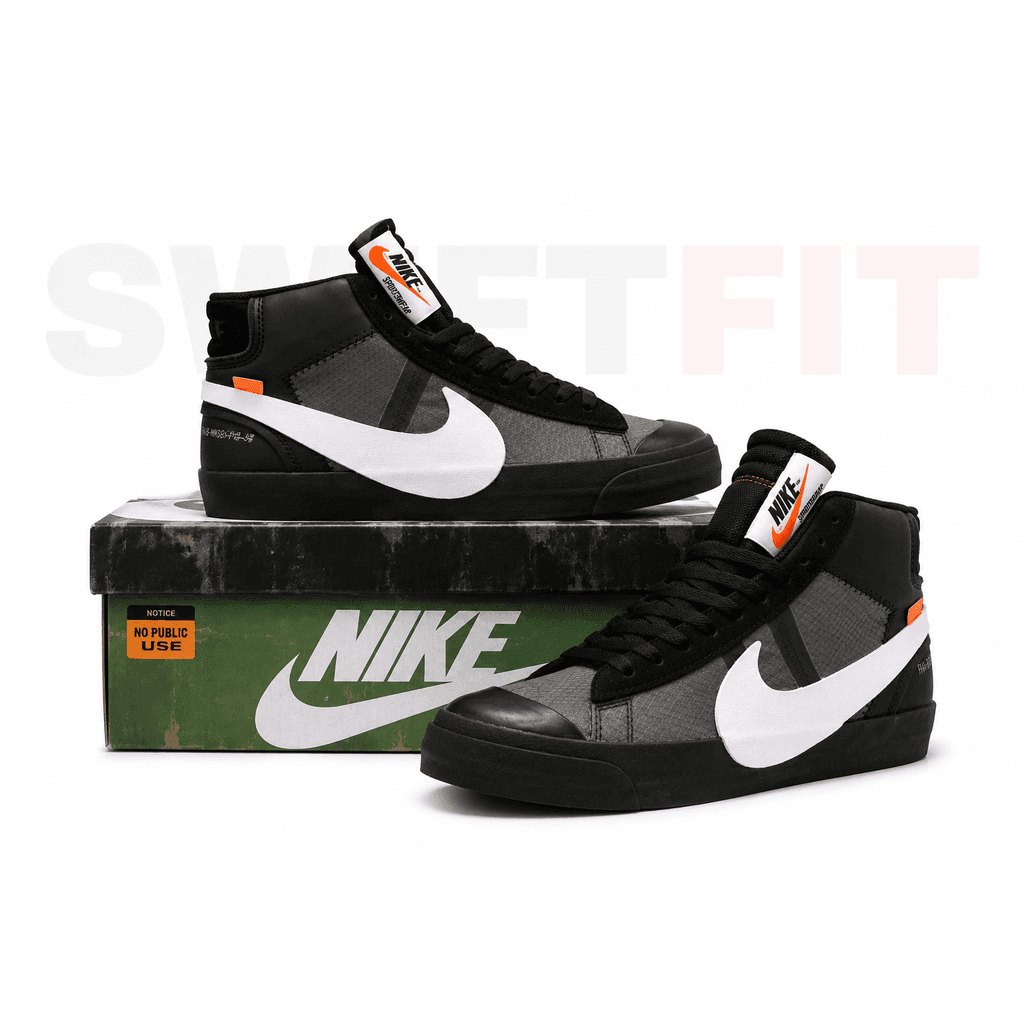 Nike Blazer Mid x Off-White “Black/Wolf Grey”